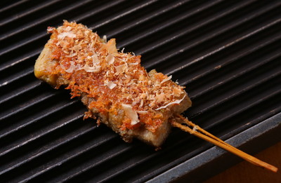 揚げナスのパン粉の焼き