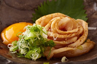 但馬地鶏のユッケ